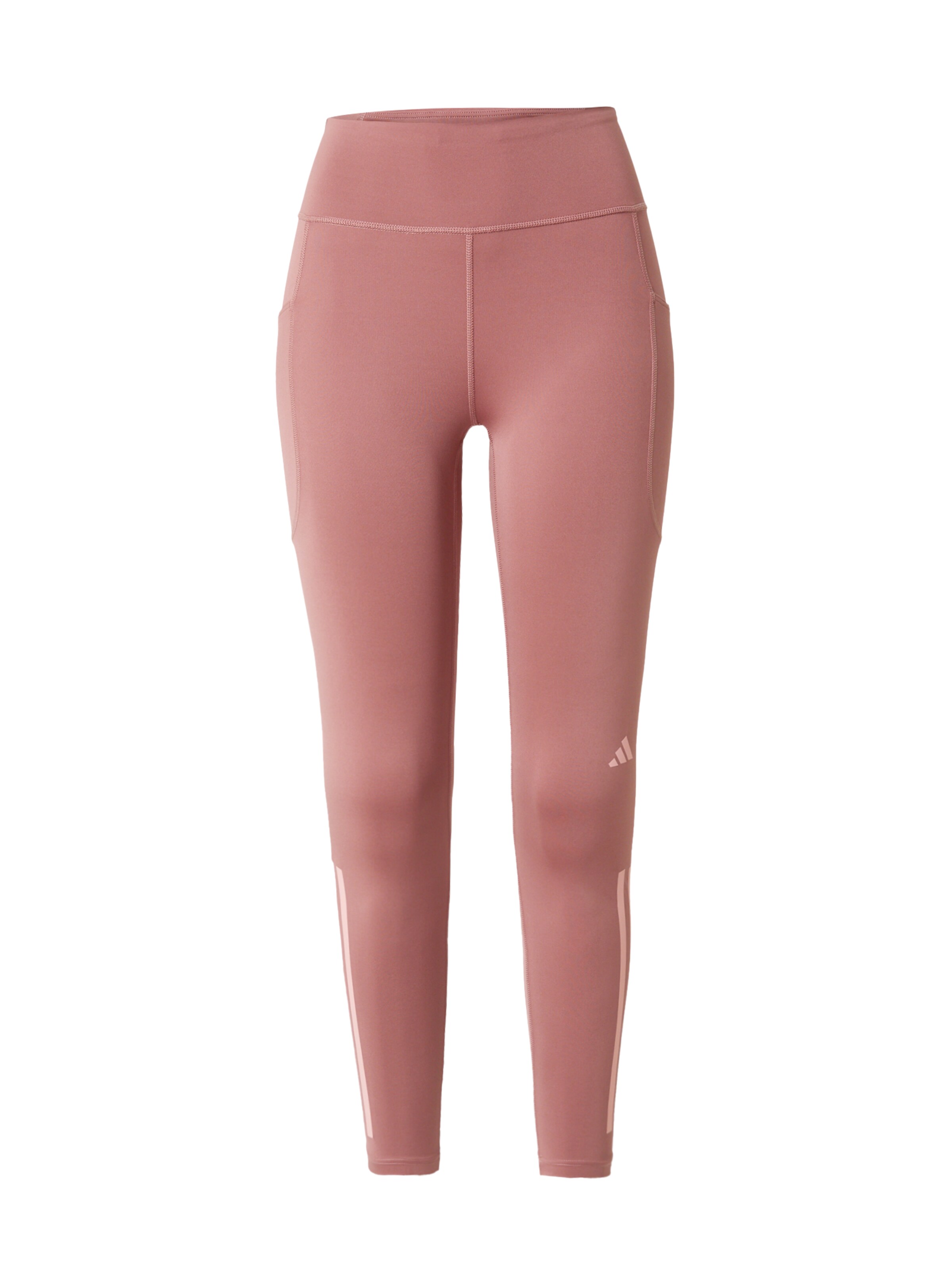 ADIDAS PERFORMANCE Skinny Sporthose 'DailyRun' in Pink: Vorderseite