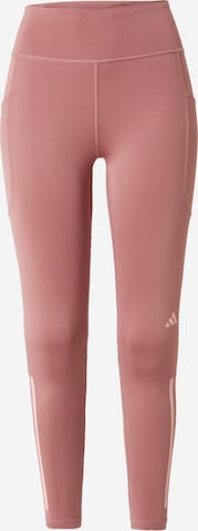 ADIDAS PERFORMANCE Skinny Sporthose 'DailyRun' in Pink: Vorderseite
