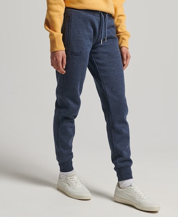 Superdry Tapered Hose in Blau: predná strana