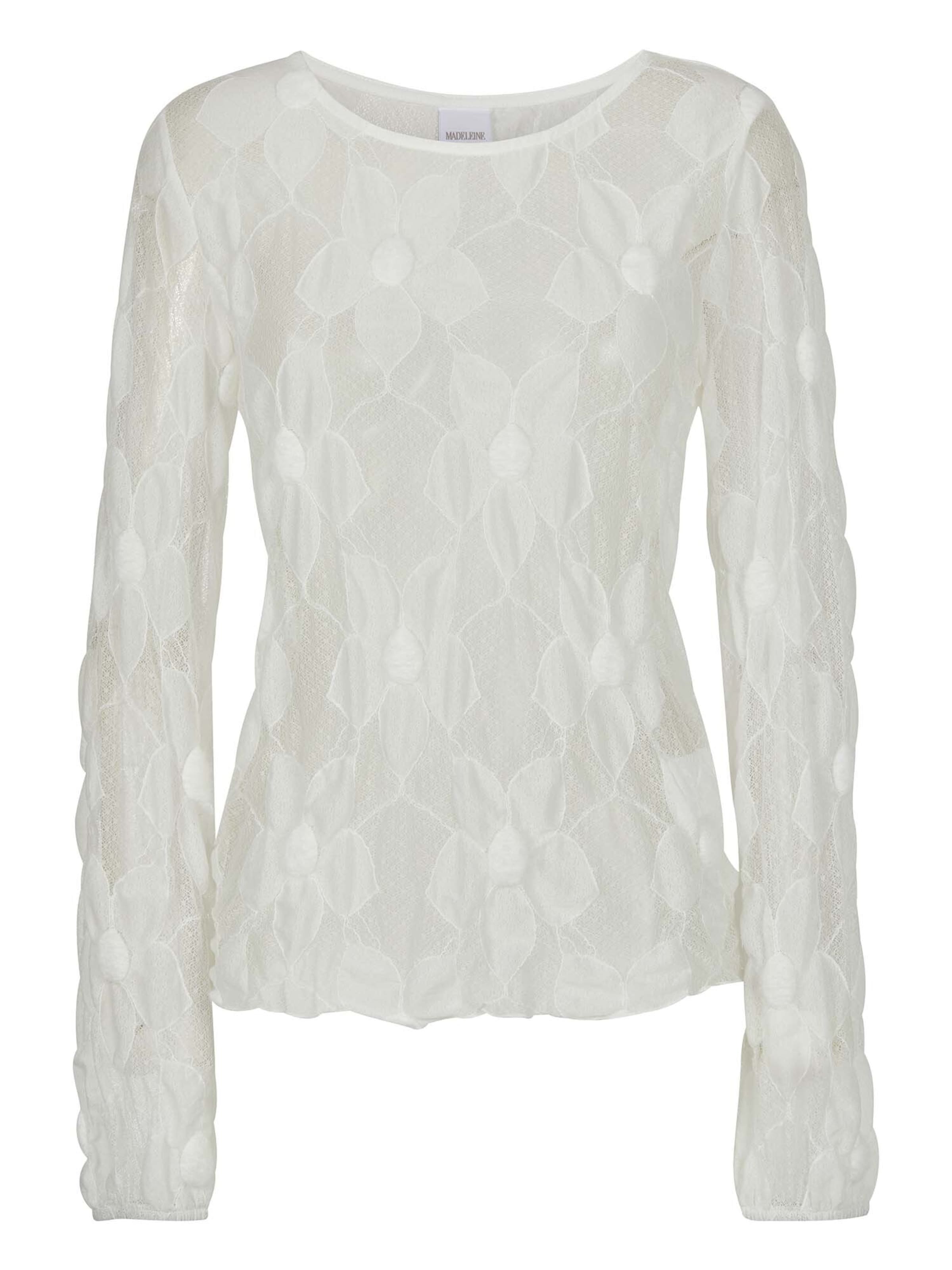 MADELEINE Blouse in Wit: voorkant