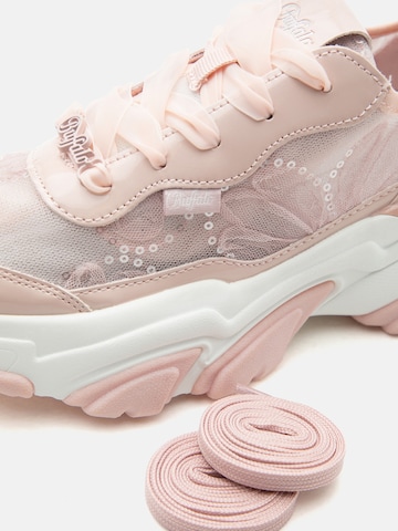 BUFFALO Низкие кроссовки 'RANEE BLOOM' в Ярко-розовый