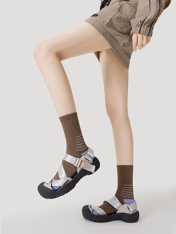 Millo Athletic Socks 'Sport Vibe' in Brown