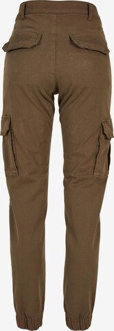 Urban Classics Tapered Cargo trousers in Green