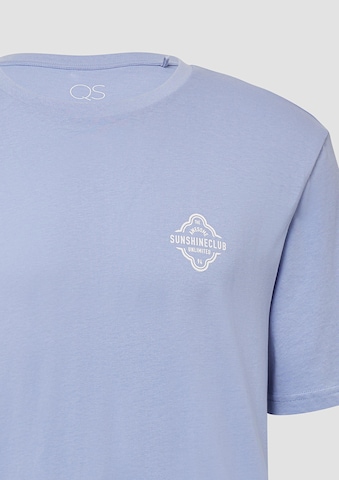 Tricou de la QS pe albastru