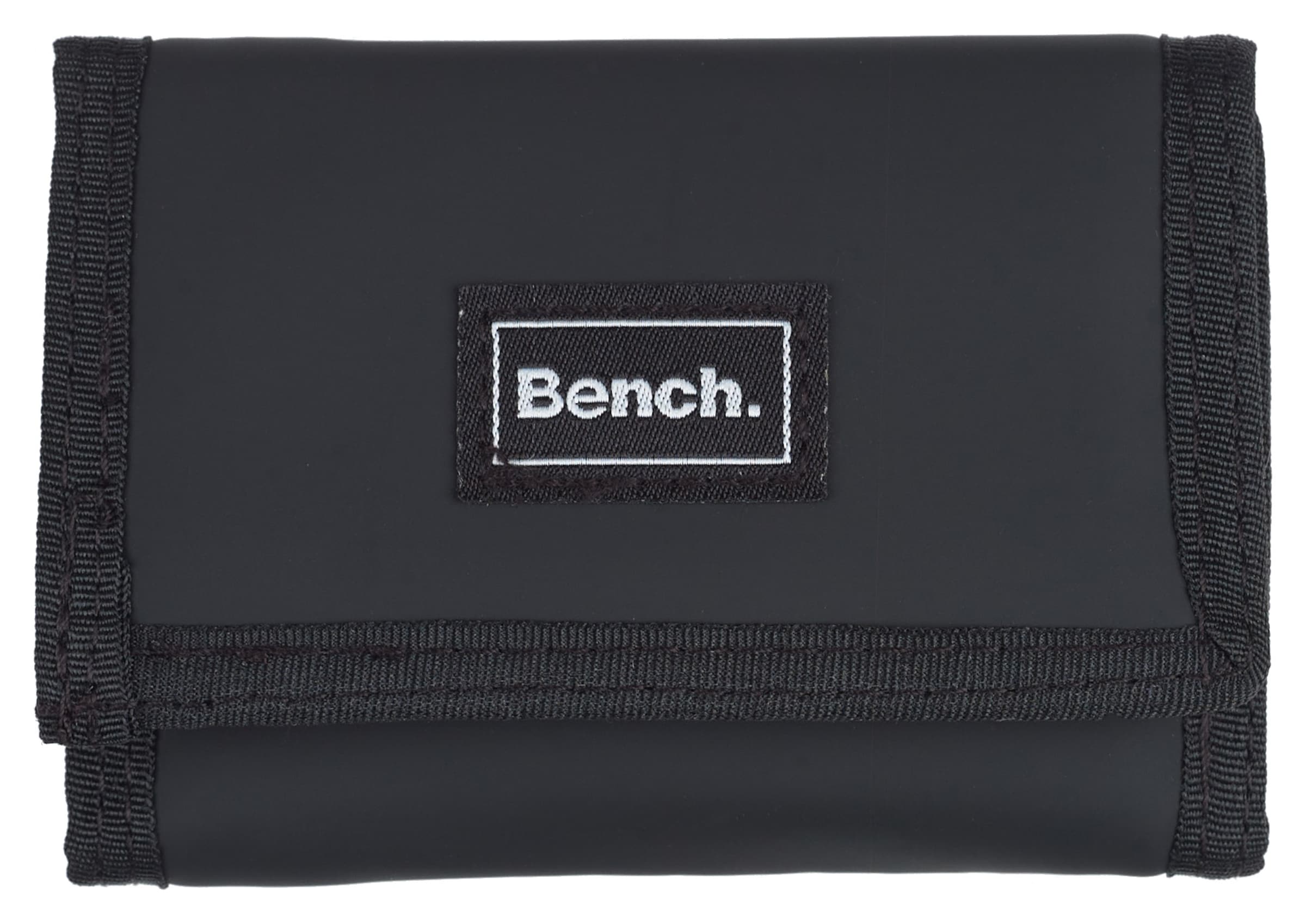 Portamonete di BENCH in nero: frontale
