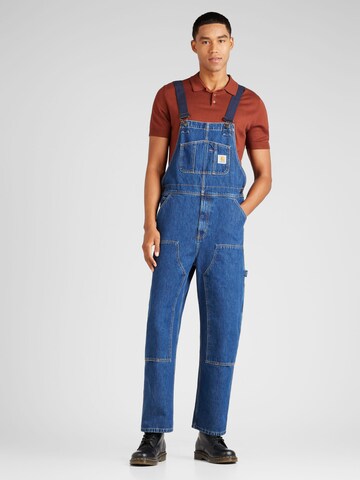 Carhartt WIP Regular Dungaree jeans in Blue: front