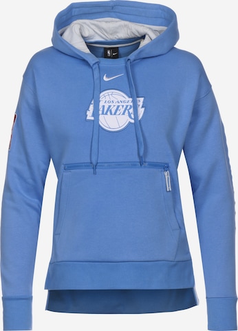 NIKE Athletic Sweatshirt 'NBA Los Angeles Lakers' in Blue: front