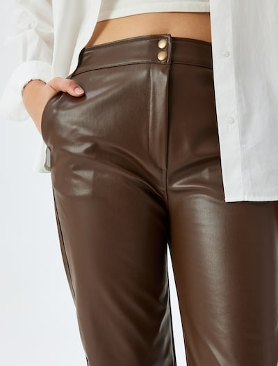 Koton Broek in 34/Regular in de kleur Bruin, Productweergave