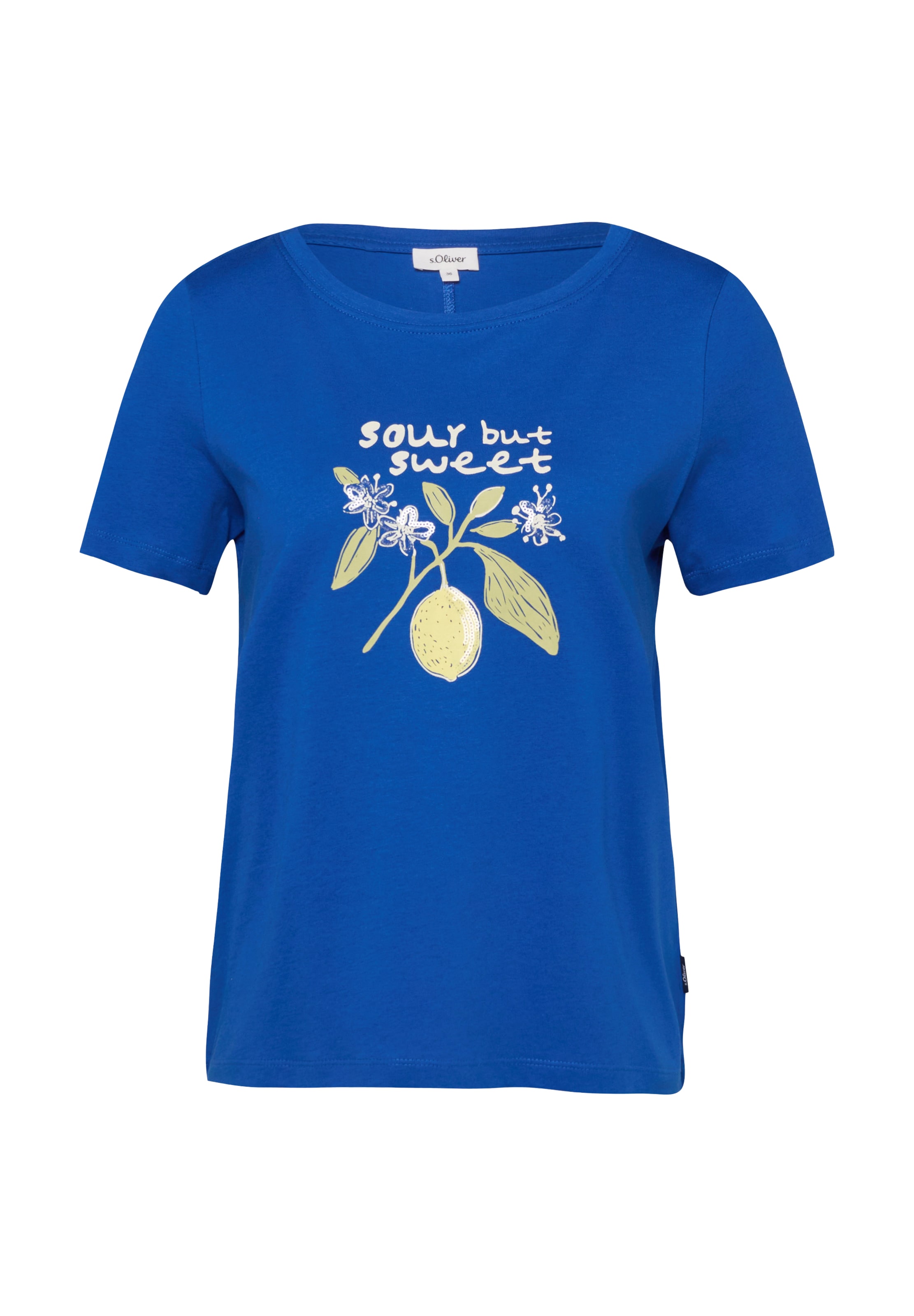 Tricou de la s.Oliver pe albastru: față
