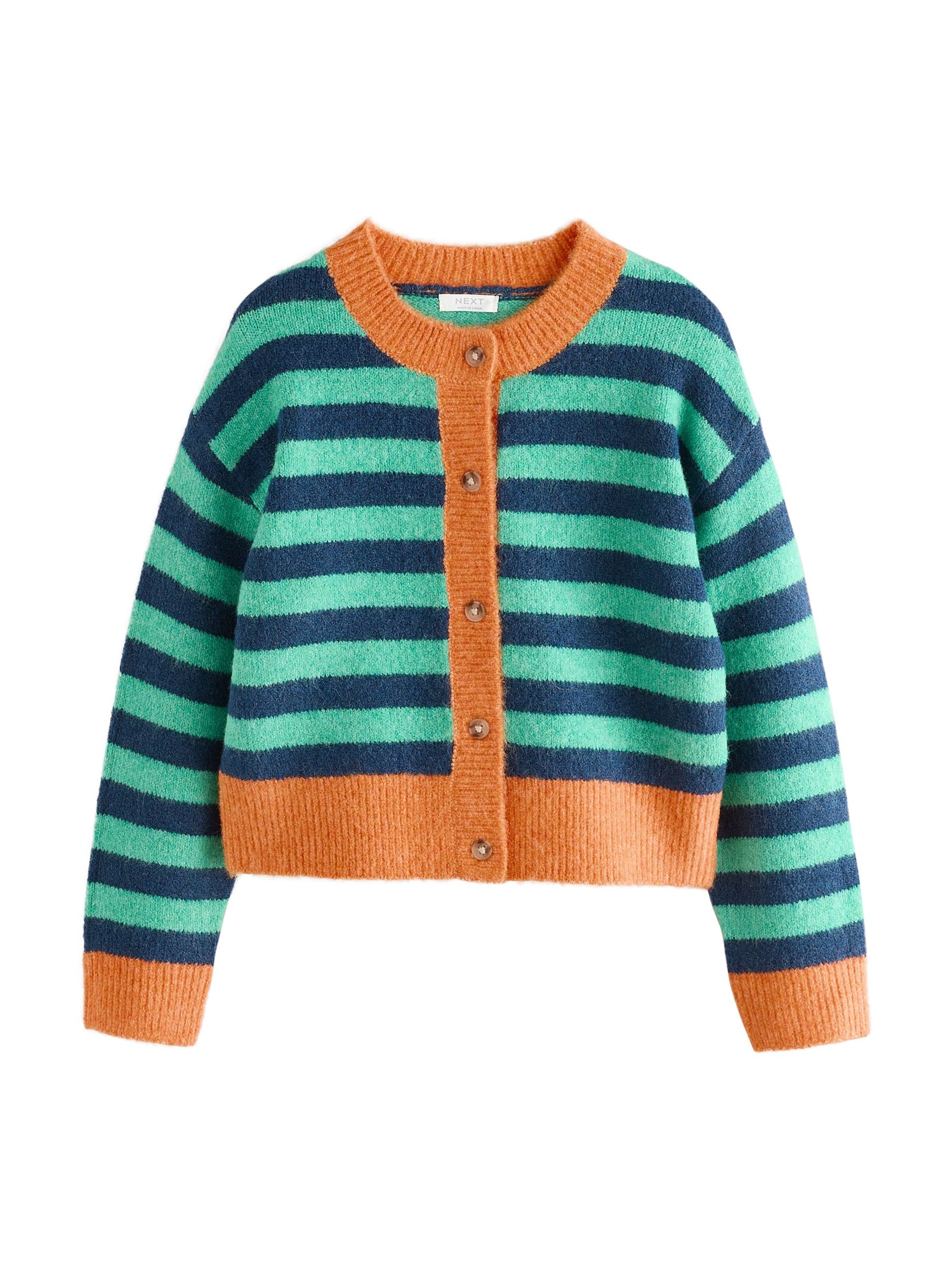 Next Knit cardigan in Green: front