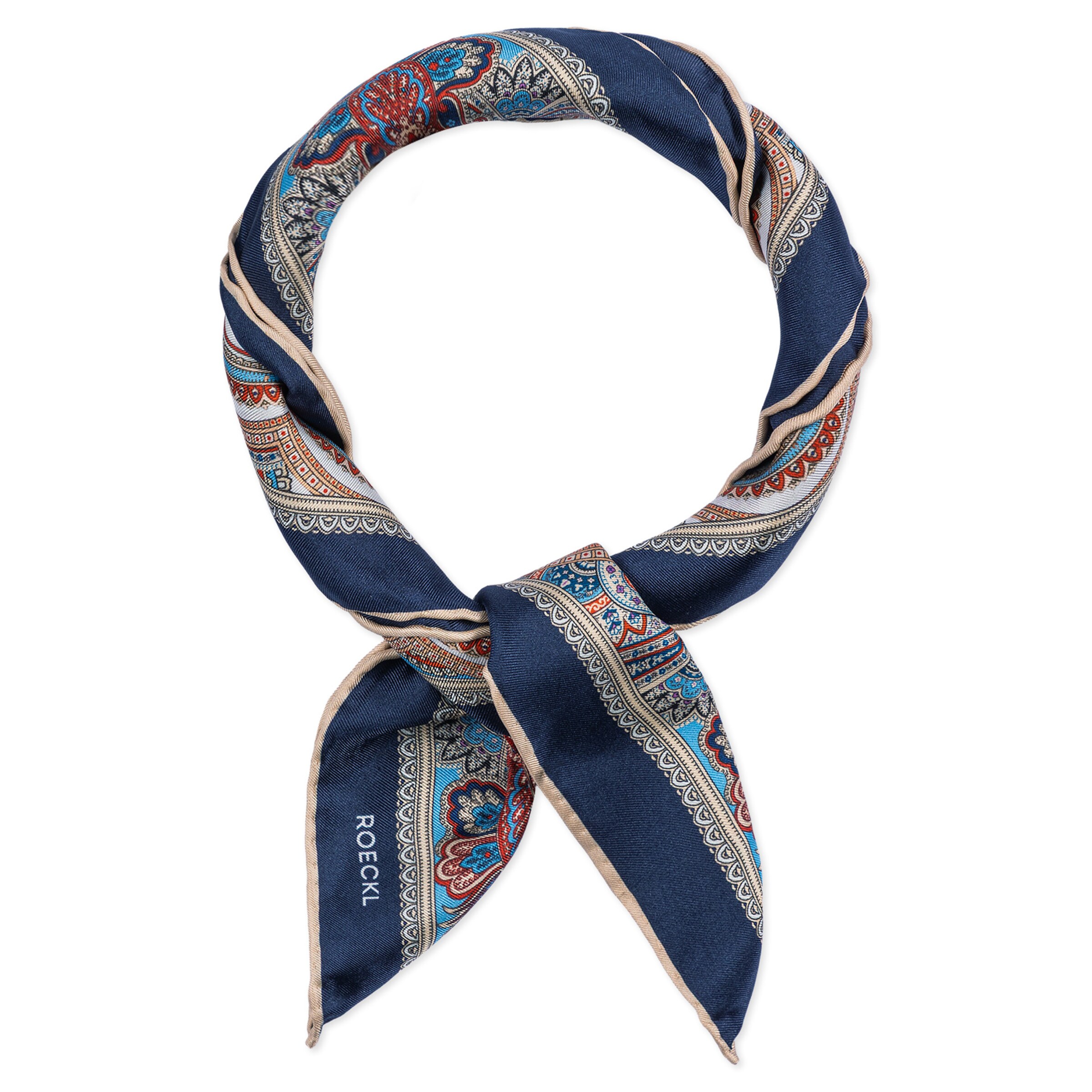 Roeckl Shawl 'FINE PAISLEY NICKY' in Mixed colours