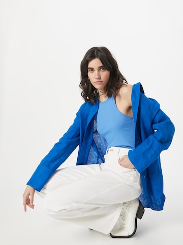 PIECES - Top 'OSTINA' en azul