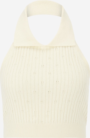 Cotton On Knitted Top 'POINTELLE' in Beige: front
