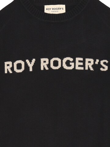 Roy Rogers Pullover 'LOGO RR' in Schwarz