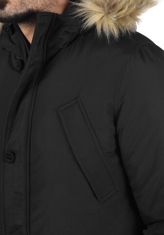 !Solid Winter Parka in Black