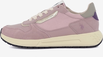 US POLO ASSN. - Zapatillas deportivas bajas 'Seneka' en rosa: frente