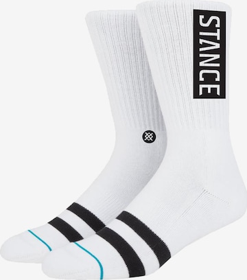 Stance Αθλητικές κάλτσες σε λευκό: μπροστά
