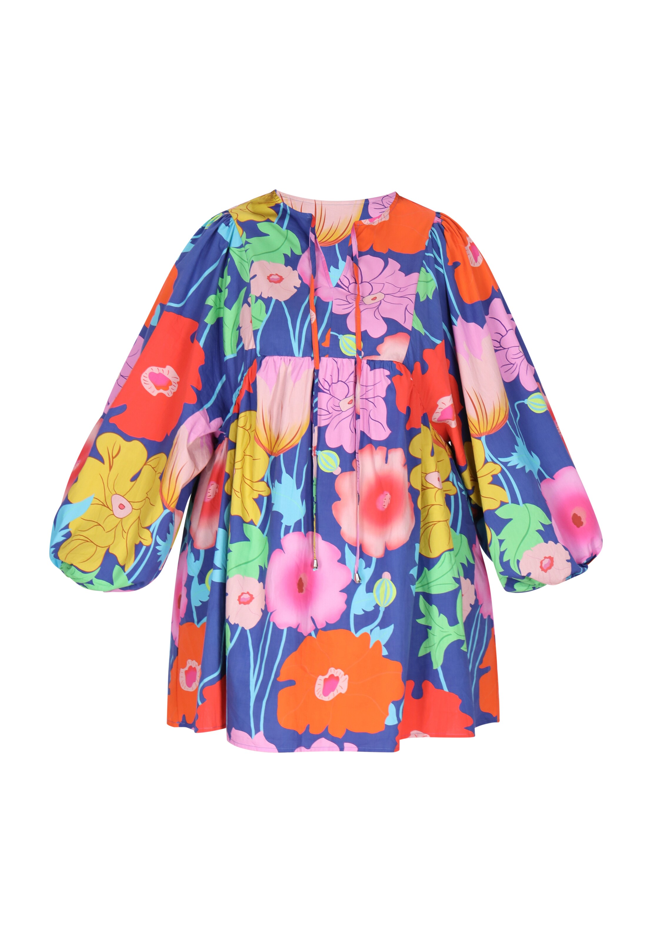 FRAULLY - Vestido em azul: frente