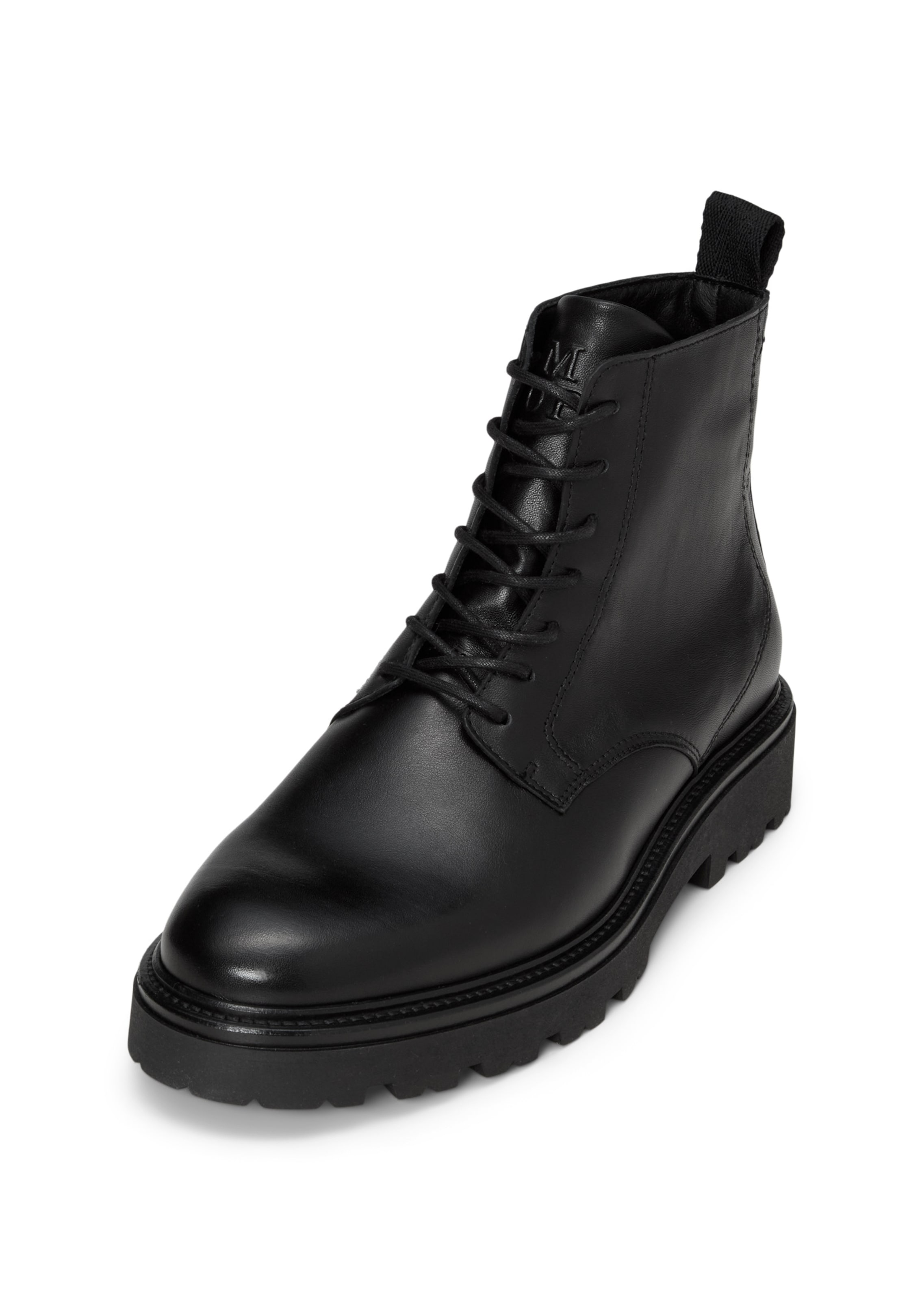 Marc O'Polo Lace-Up Boots in Black: front