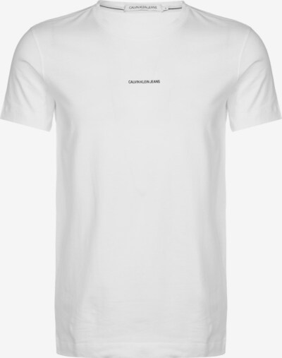 Tricou Calvin Klein Jeans pe negru / alb, Vizualizare produs
