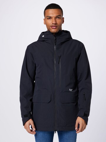 FW Between-seasons parka 'CATALYST' in Blue: front