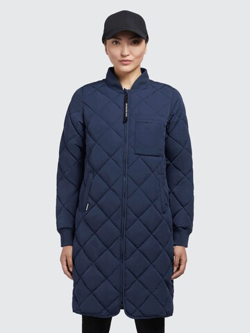 Manteau mi-saison khujo en bleu : devant