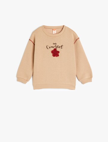 Koton Sweatshirt in Braun: Vorderseite