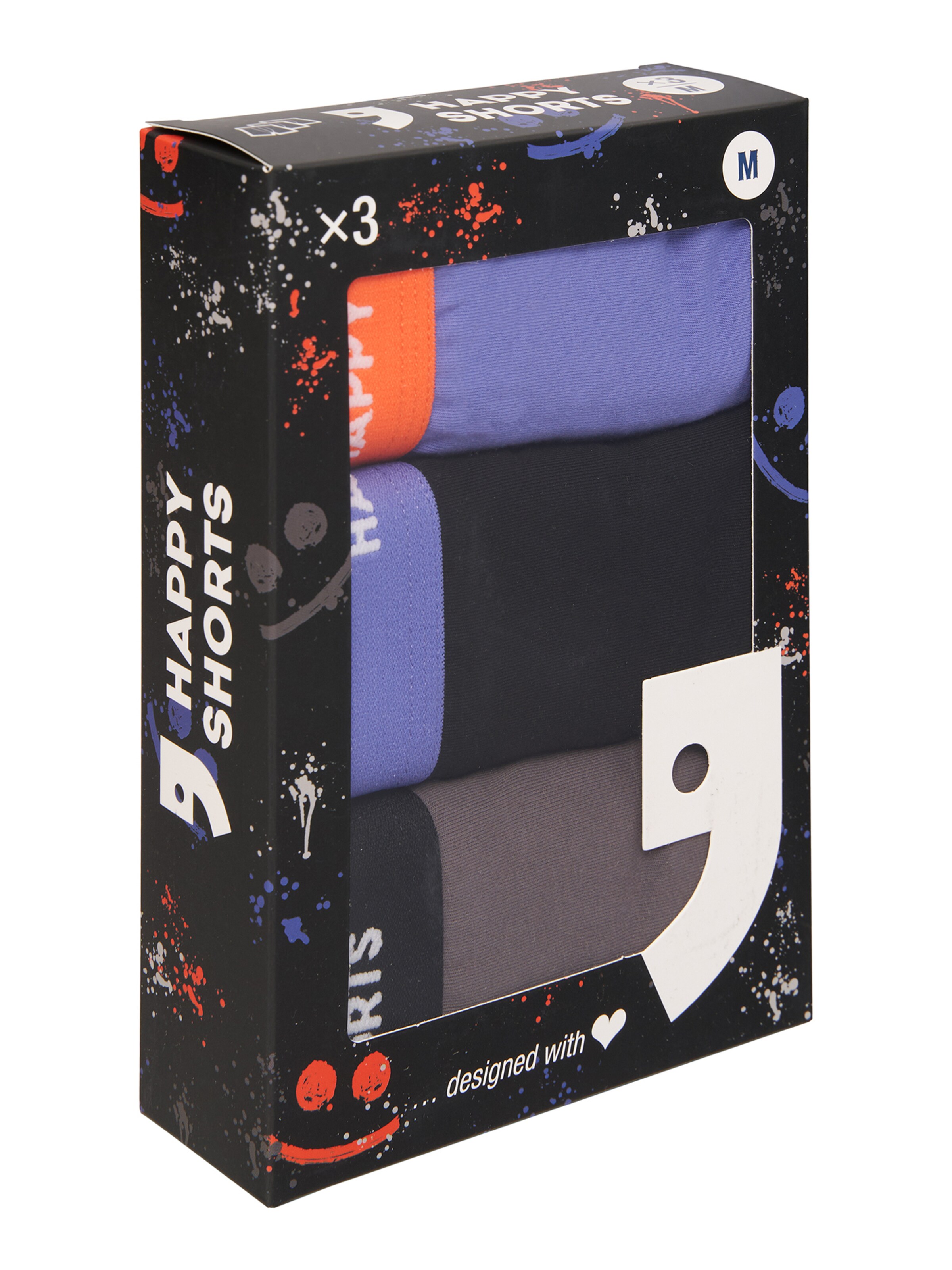 Boxers ' Jersey ' Happy Shorts en gris