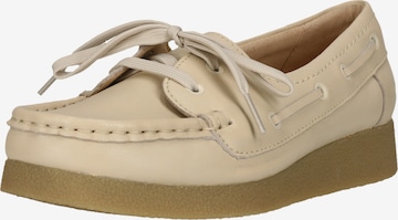 Mocassin 'Wallabee Evo Sea' CLARKS en beige : devant