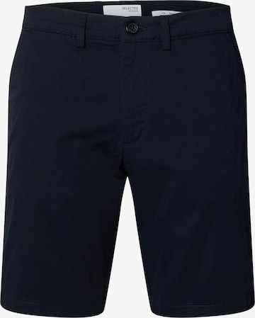 Pantalon 'SLHMiles' SELECTED en bleu : devant