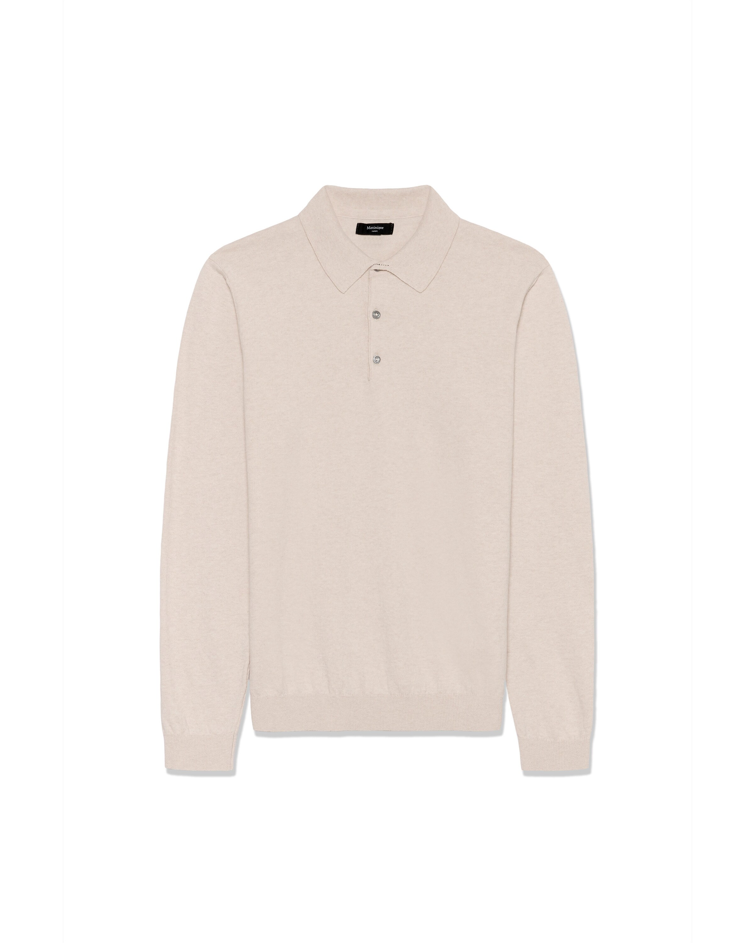Pull-over 'Klint' Matinique en beige : devant