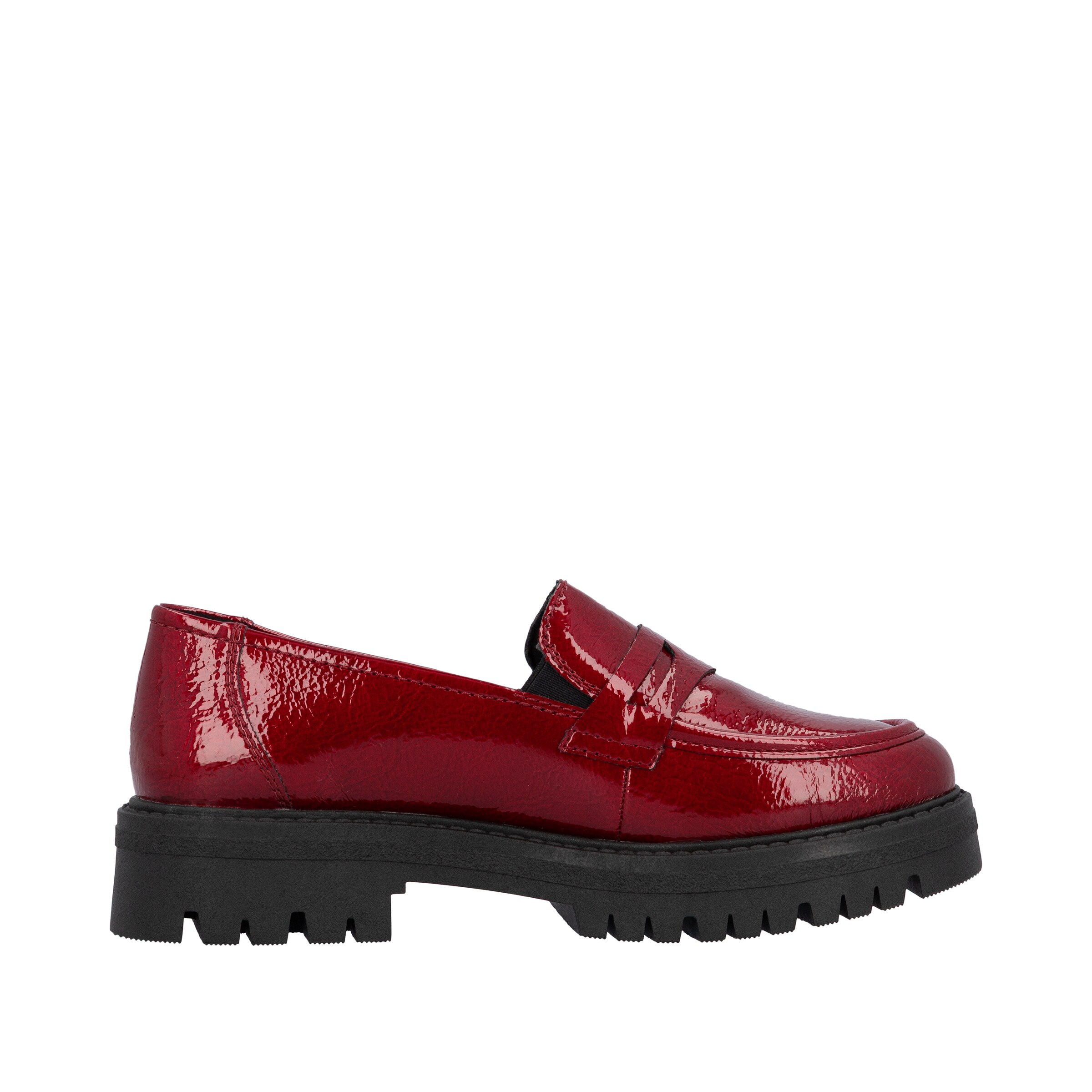 Chaussure basse Rieker en rouge