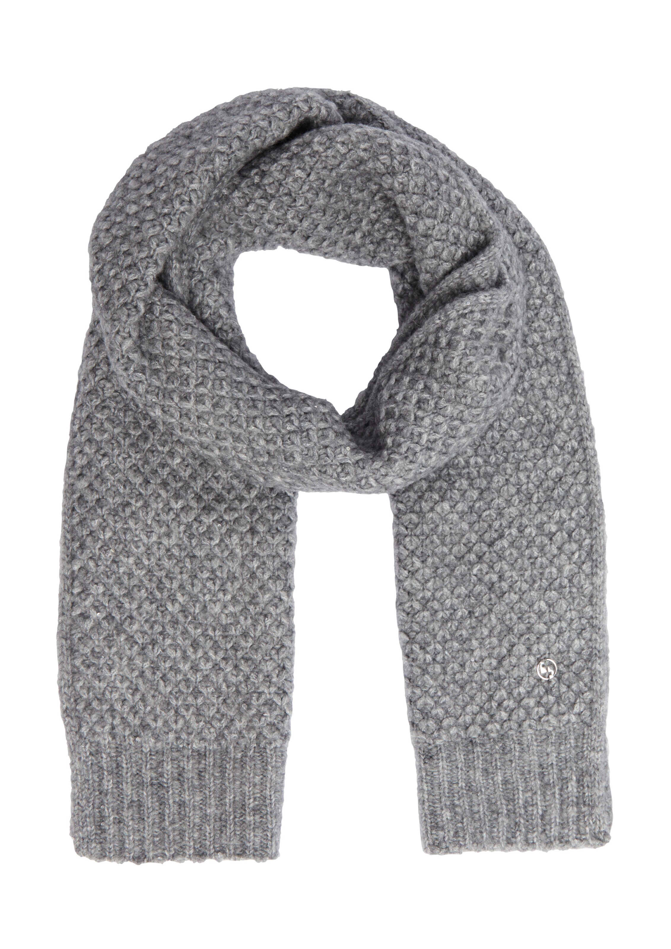 COMMA Schal in Grau: Vorderseite