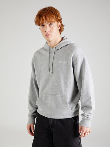 LEVI'S ® Regular Fit Sweatshirt 'Relaxed Graphic Hoodie' in Grau: Vorderseite
