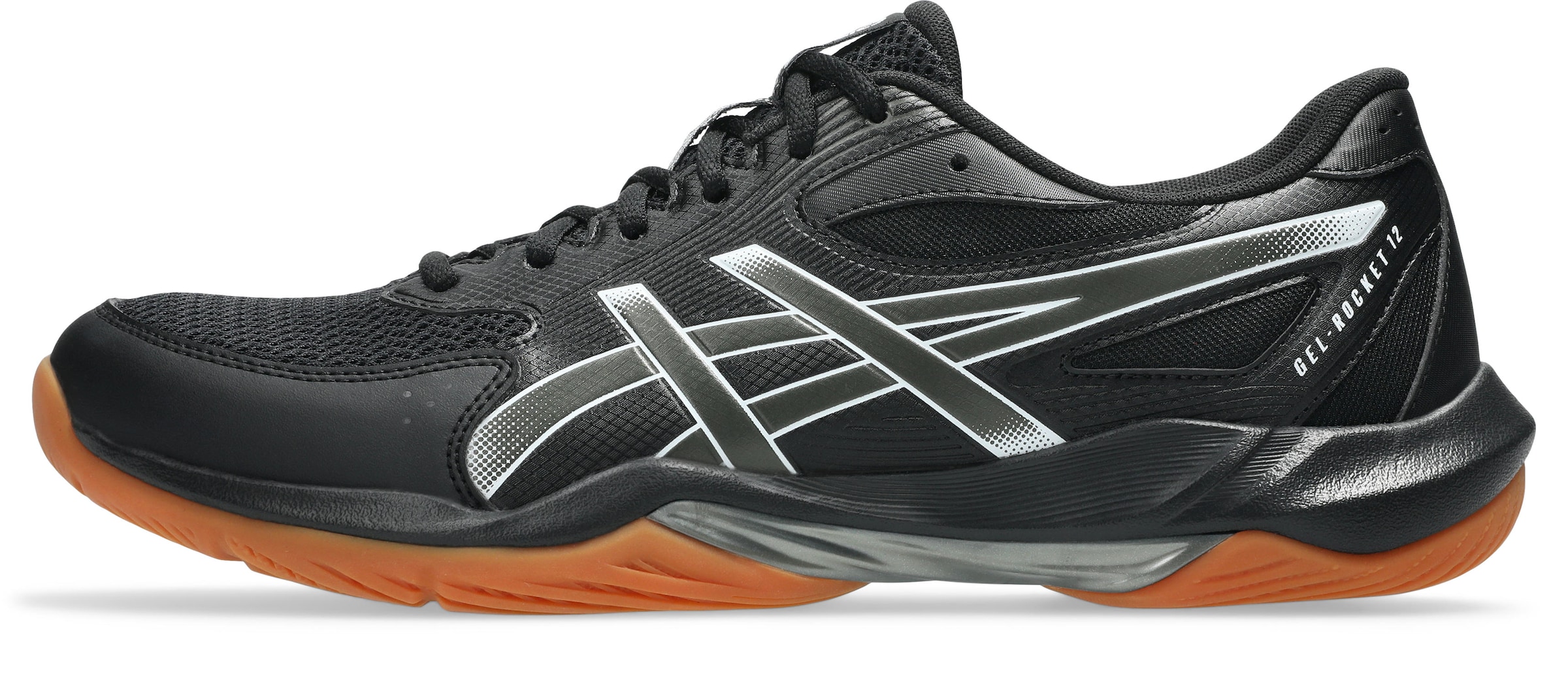 ASICS Sportschuh 'Rocket 12' in Schwarz: Vorderseite