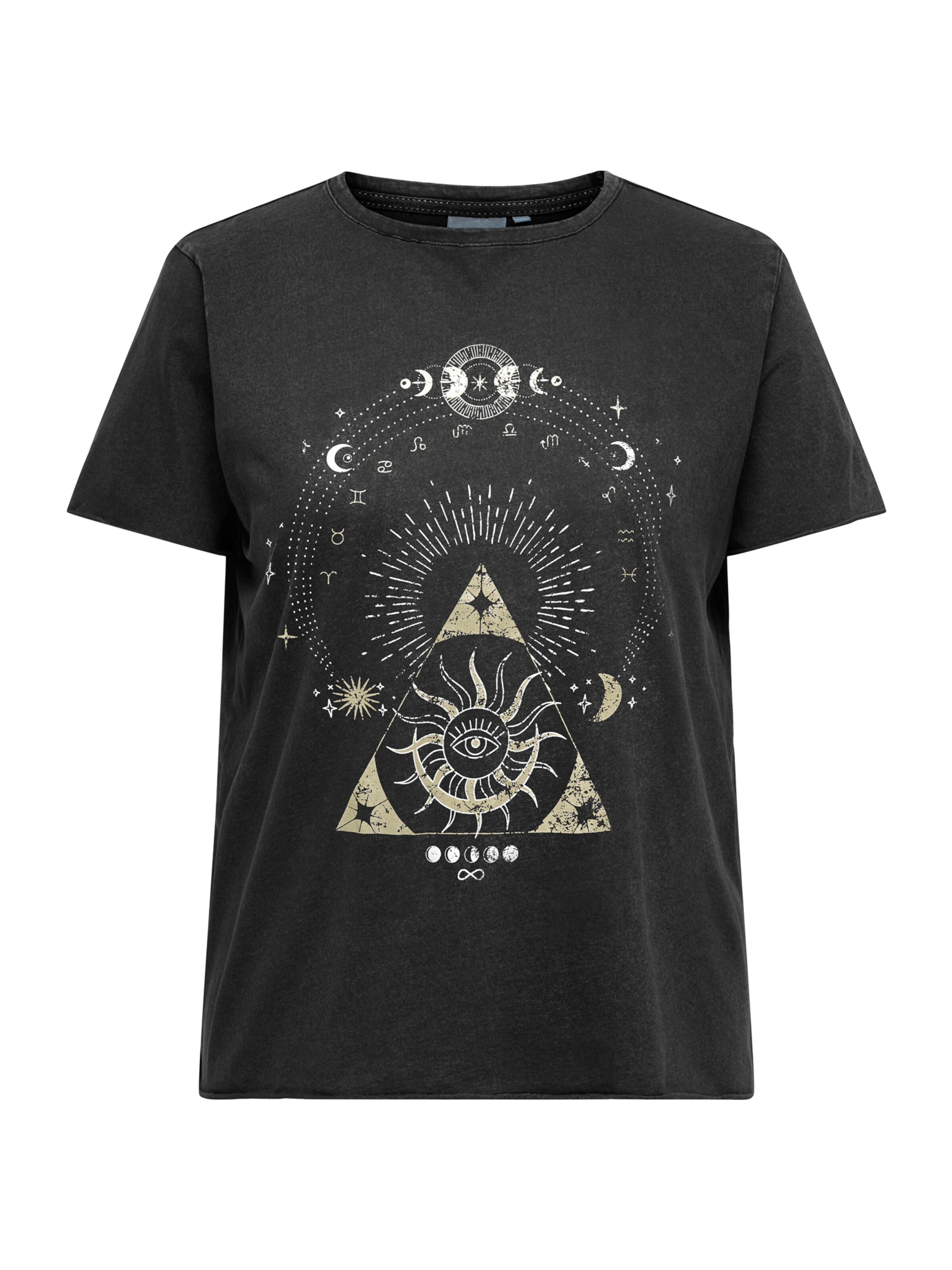 ONLY Carmakoma - Camiseta en negro: frente