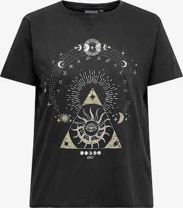 ONLY Carmakoma - Camiseta en negro: frente