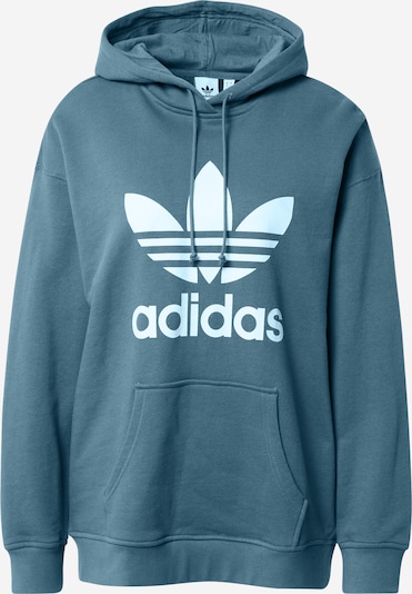 ADIDAS ORIGINALS Sweatshirt 'Trefoil' i blå / vit, Produktvy