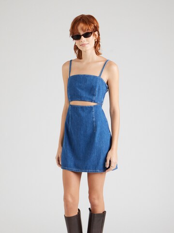 Calvin Klein Jeans Dress in Blue: front