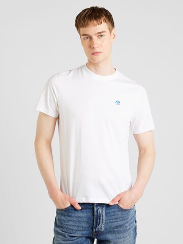 North Sails T-Shirt in Weiß: Vorderseite