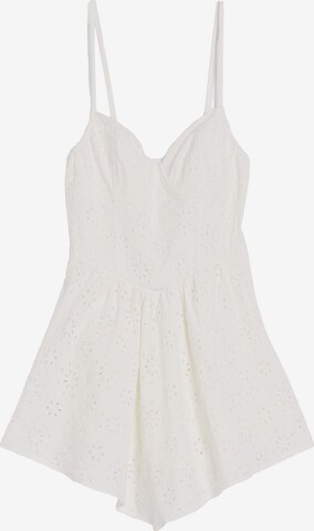Bershka Summer Dress in White: front