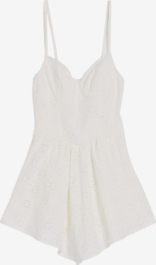 Bershka Letnia sukienka w kolorze białym, Podgląd produktu
