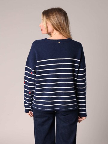 Pull-over 'BERINDA' Deeluxe en bleu