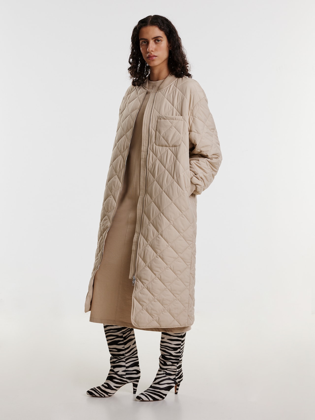 EDITED Produkte Mantel 'Juno' beige