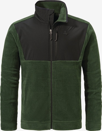 Veste en polaire fonctionnelle 'Gregale' Schöffel en vert : devant