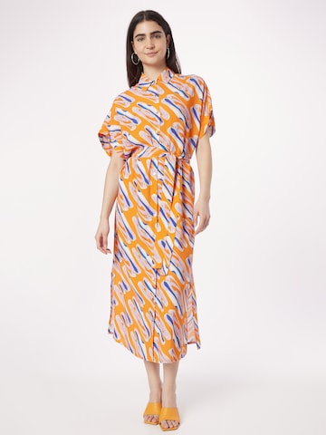 FRNCH PARIS Shirt dress 'EDWIGE' in Orange: front