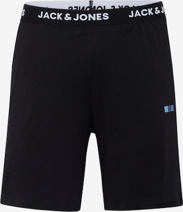 JACK & JONES Pajama Pants 'FRED' in Black: front