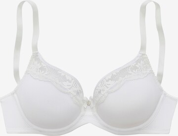 LASCANA T-shirt Bra in White: front