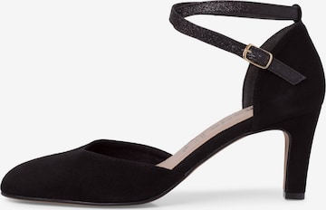 TAMARIS Slingback pumps i svart