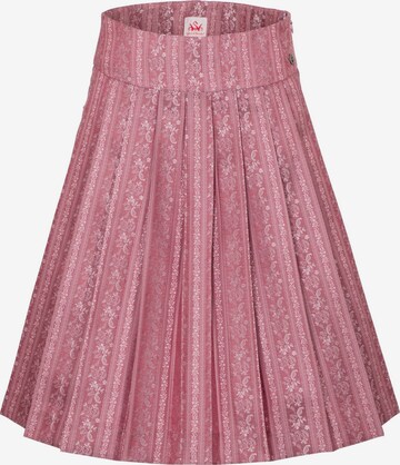 SPIETH & WENSKY Traditional Skirt 'Amira' in Pink: front